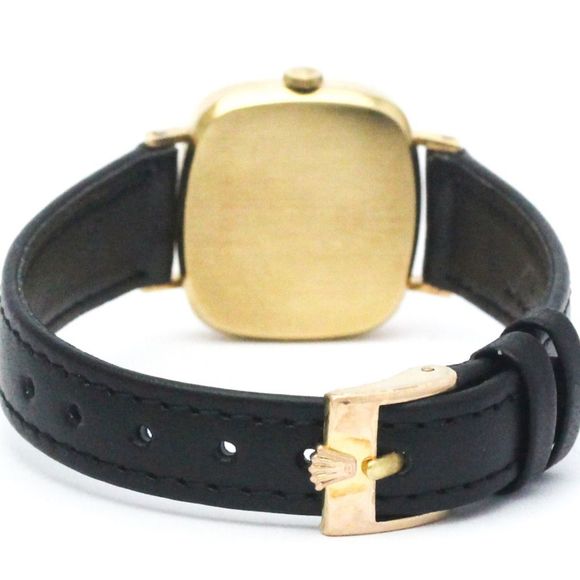 Vintage ROLEX Cellini 4082 18K Gold Leather Hand-Winding Ladies Watch BF567356 - Picture 5 of 8